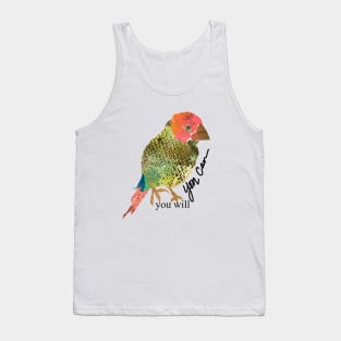 Beautifully Colored Gouldian Finch Tank Top